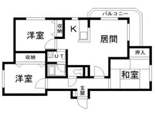 エステラス94【2階】の間取り