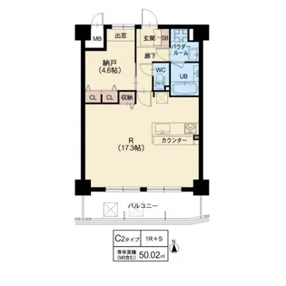 エクシアテラス梅田【4階】の間取り