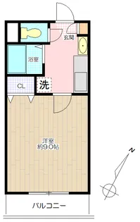 メゾンド・ヴァンテーヌ【2階】の間取り