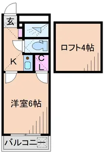 ヒルホームズ大倉山【1階】の間取り