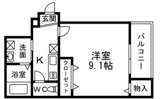 ラメゾン向陵中町II番館【3階】の間取り