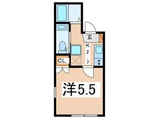 オークウッド神大寺【2階】の間取り