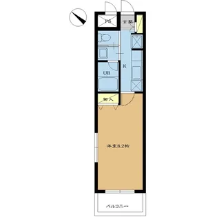 メゾン・クレール【5階】の間取り