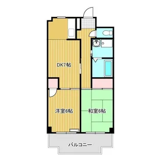 ロイヤルマンションHAMADA【3階】の間取り