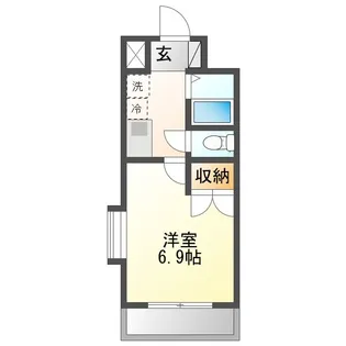 シャトレ51【1階】の間取り