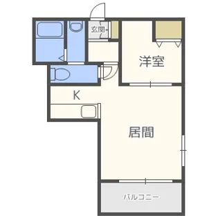 REGALO菊水二条【8階】の間取り