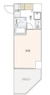 リベール国分寺【8階】の間取り