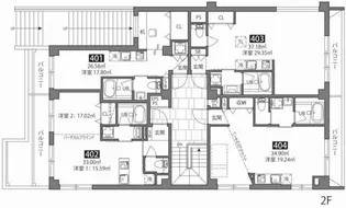 グランヒルズ中落合【4階】の間取り