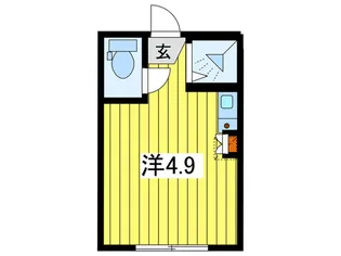 ユニタウン十条【1階】の間取り