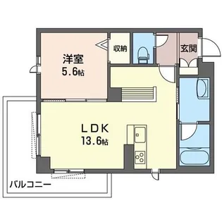 ポルト・ボヌール【2階】の間取り