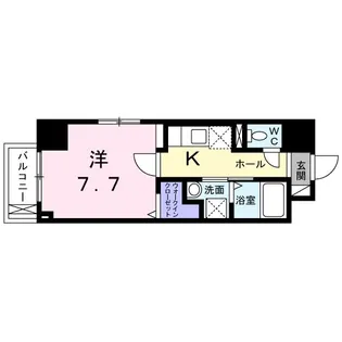 AZrejidence草津本陣【6階】の間取り