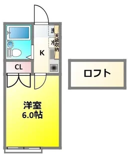 パークプレイス北棟【2階】の間取り