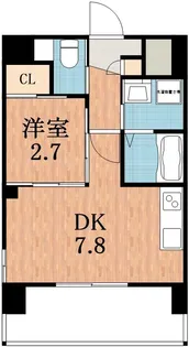エセリアル清水丘【9階】の間取り