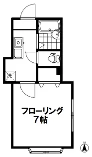 レジデンス桜【1階】の間取り