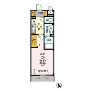 パレンティーアコート【2階】の間取り