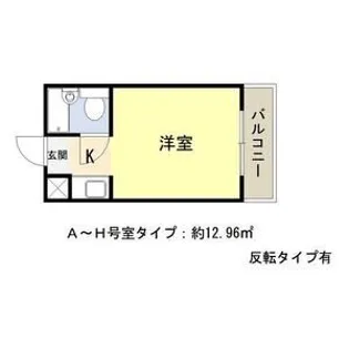 アインス蒲生【8階】の間取り