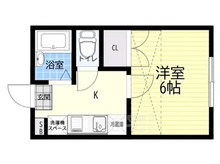 アパルトマン庄内幸町【1階】の間取り