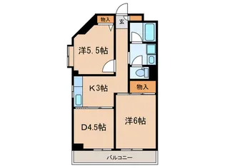 カルムサクラ【4階】の間取り