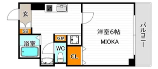 ラヴィーア文の里【2階】の間取り