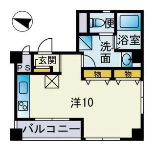 リノスタイル月島【3階】の間取り