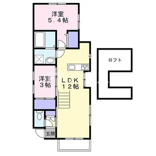 ガーデンヒルズ津田沼【2階】の間取り