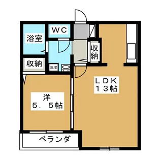 アルソス【2階】の間取り