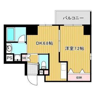 カーサセレーネ【8階】の間取り