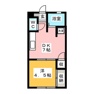 グランヒル湘南【1階】の間取り
