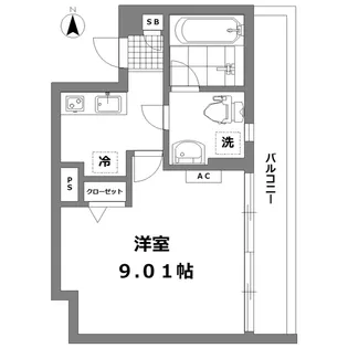 willDo 八王子【9階】の間取り