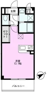 アルビオン【2階】の間取り