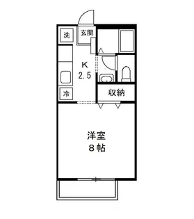 サンガーデン八柱 A【2階】の間取り