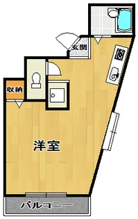 フローラ川内【3階】の間取り