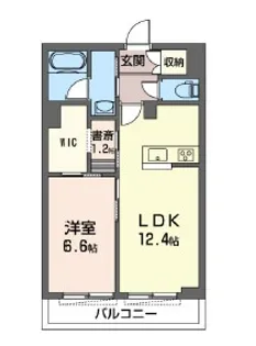 Bloom【4階】の間取り