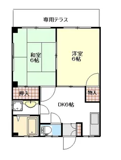 メゾン小川2【1階】の間取り