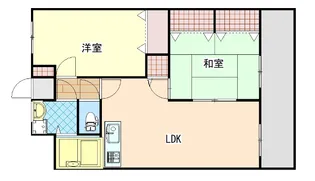 アイハイツ【1階】の間取り