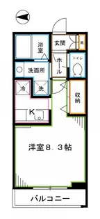 ビバグランデ光琳【2階】の間取り