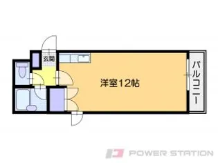 メゾンド麻生【3階】の間取り