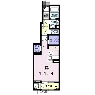 グラン ドムール II【1階】の間取り