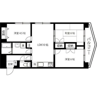 アソシエール護国寺【2階】の間取り