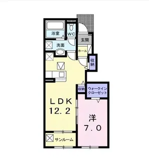 シンフォニーIII【1階】の間取り