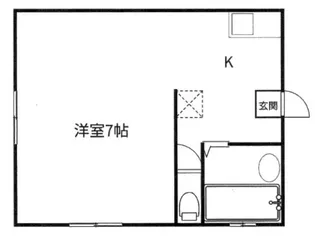 ヴィラヤマモト【2階】の間取り