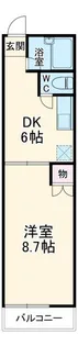 クマックスD【1階】の間取り