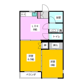 ストリーム橋本【5階】の間取り