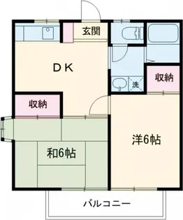 アルペジオ嵐山【1階】の間取り