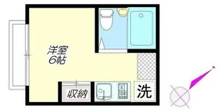 湯田コーポ【2階】の間取り