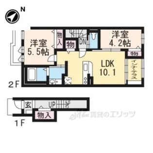 ファインハイム【2階】の間取り