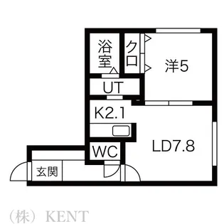 Trentadue【1階】の間取り