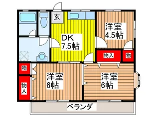 戸張住設ビル【3階】の間取り
