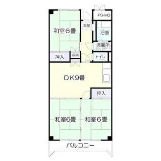 サンシティ・アベ【5階】の間取り