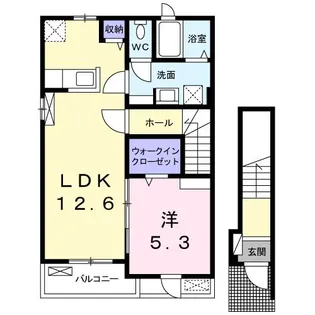 パーク サイド メグミ【2階】の間取り